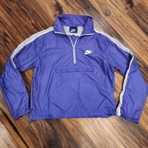 Nike Jackets & Blazers - Vtg 80s Nike Sportswear Pullover 1/4 Zip Jacket